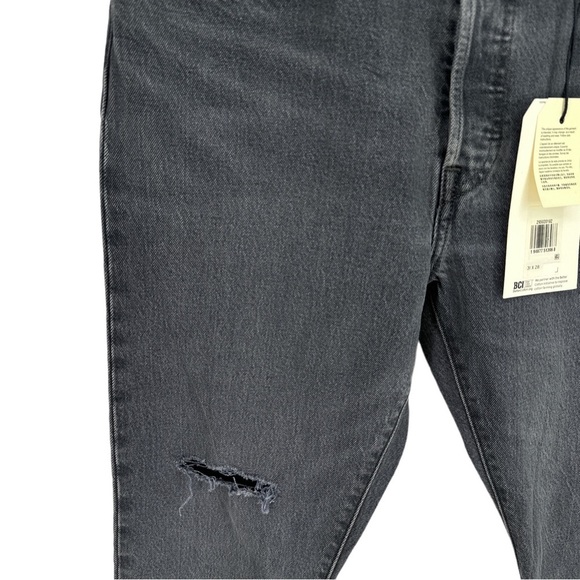 NWT Anthropologie Levi's Premium 501 High Rise Skinny Distressed Jeans Size 31 - Picture 5 of 10